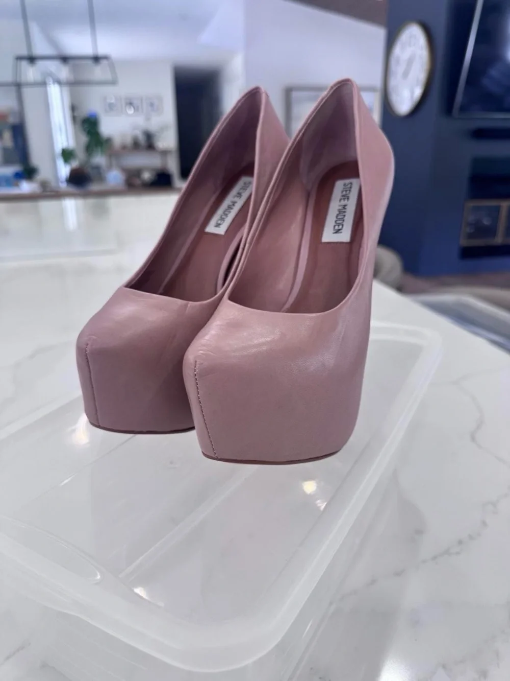 Steve Madden Blush Pink Platform Stiletto Pumps